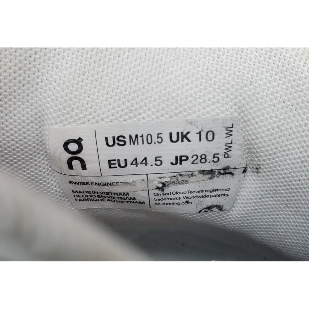 On The Roger Clubhouse Mid Shoes Mens 10.5 White Sneaker Casual Tennis Court